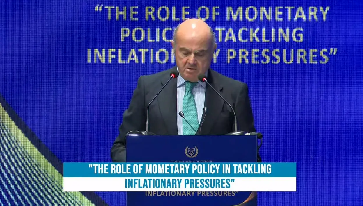 Luis de Guindos: Ο πληθωρισμός παραμένει πολύ ψηλός και για πάρα πολύ καιρό