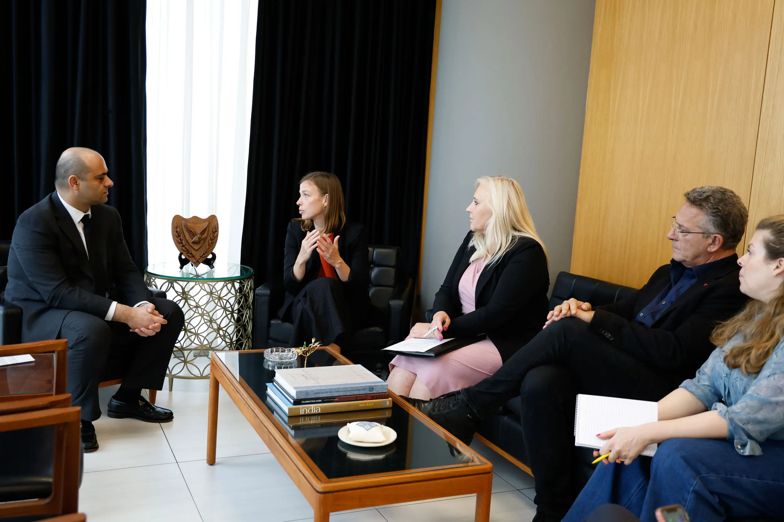 Οι προτεραιότητες της Κυπριακής Προεδρίας στην Εργασία στο επίκεντρο συνάντησης Παναγιώτου - Ευρωβουλευτών