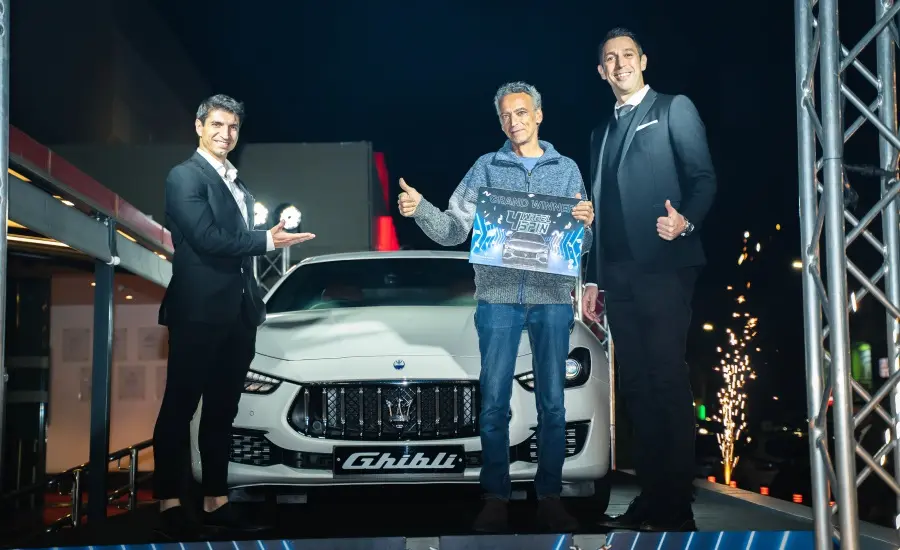 Τα Cyprus Casinos παρέδωσαν τη Maserati Ghibli στον μεγάλο νικητή του διαγωνισμού