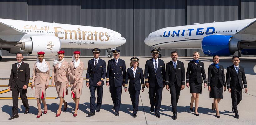 Emirates και United ενισχύουν την παρουσία τους στην παγκόσμια αγορά
