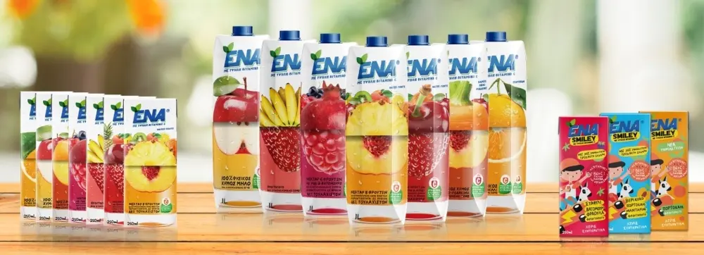 Χυμοί ΕΝΑ: Επαναλανσάρισμα με νέα εμφάνιση