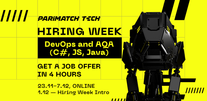 Η Parimatch Tech ξεκίνησε Hiring Week και κάνει προσφορά σε τέσσερις ώρες