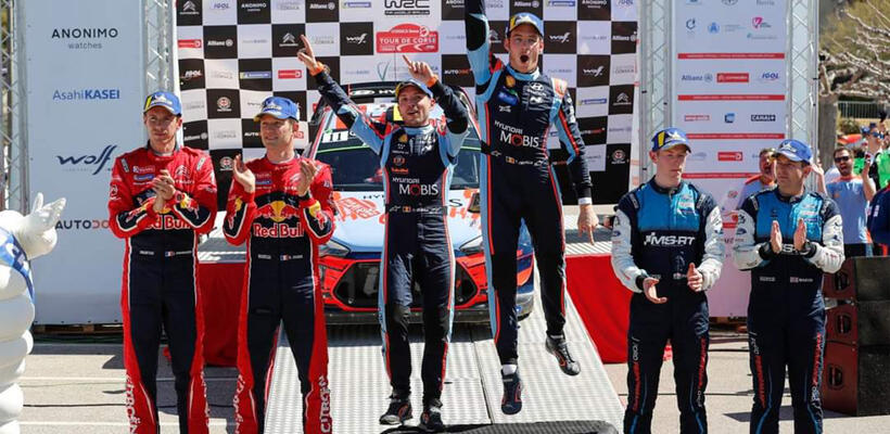 Μεγάλη νίκη της Hyundai στο Ράλι “Γύρος της Κορσικής”