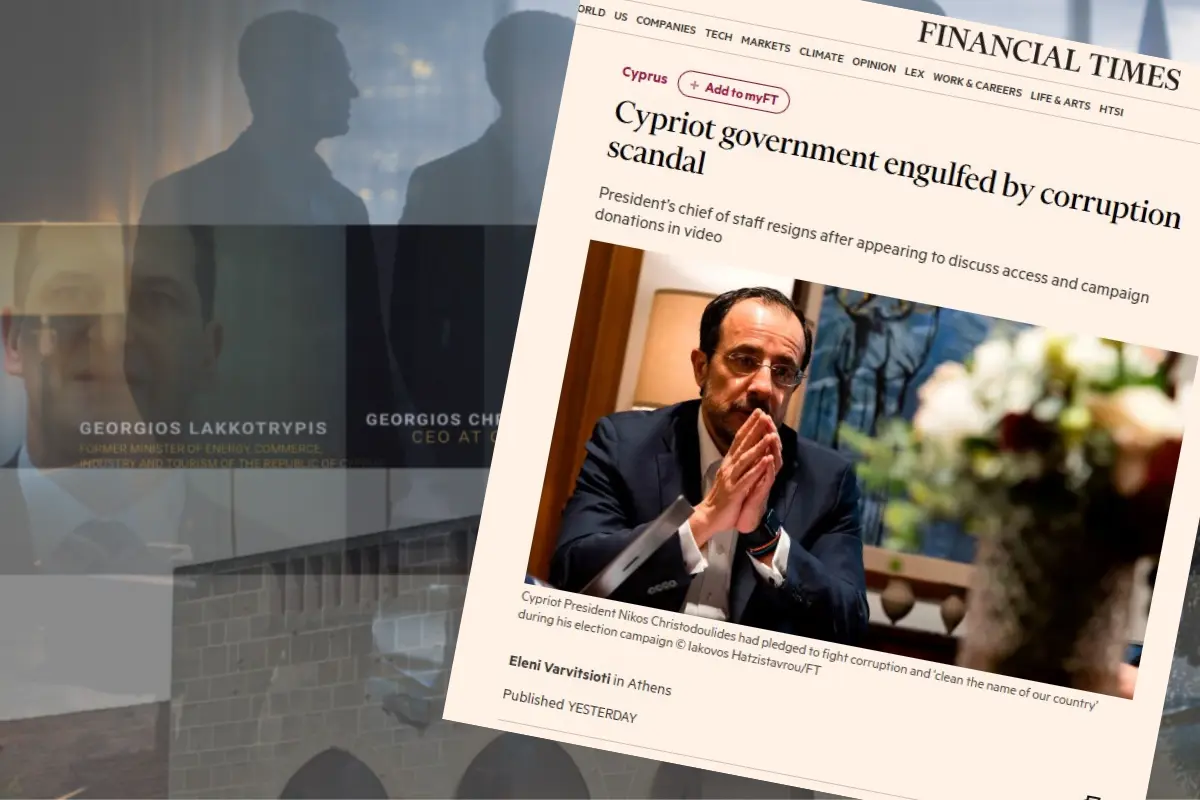 Οι Financial Times για το επίμαχο βίντεο και την παραίτηση Χαραλάμπους