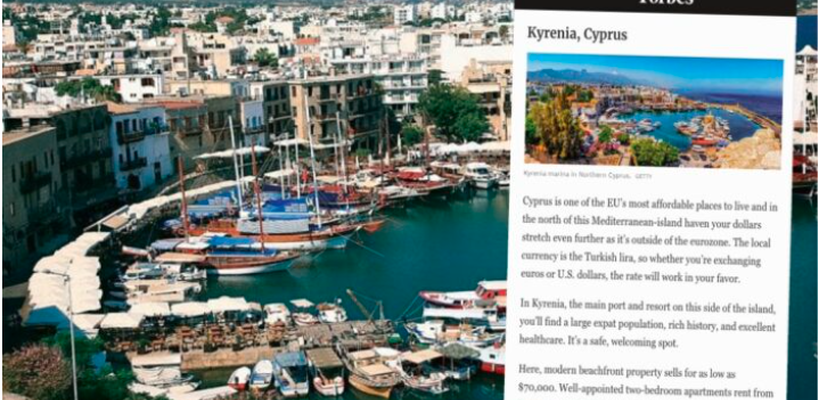 Πώληση περιουσιών στην Κερύνεια διαφημίζει το Forbes - Τι γράφει Αμερικανίδα συντάκτης