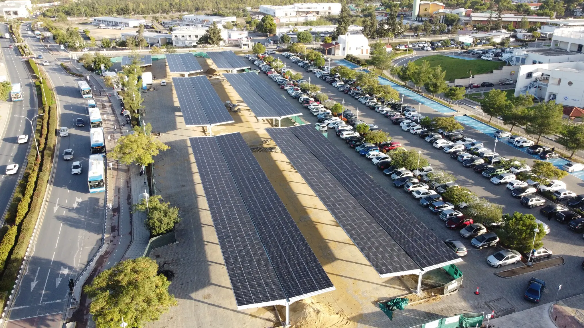 Προς ολοκλήρωση η 1η φάση του Φωτοβολταϊκού Πάρκου στο Γ.Ν. Λευκωσίας