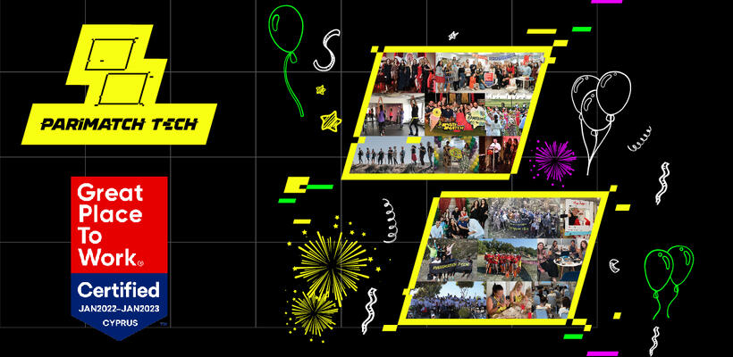 Η Parimatch Tech Great Place to Work για δεύτερη συνεχόμενη χρονιά