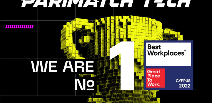 H Parimatch Tech στην κορυφή της λίστας Cyprus’ Best Workplaces™ 2022, του Great Place to Work™