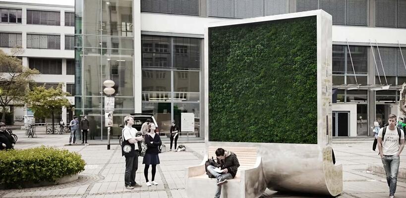 Το Λονδίνο έβαλε παγκάκια που απορροφούν την ρύπανση