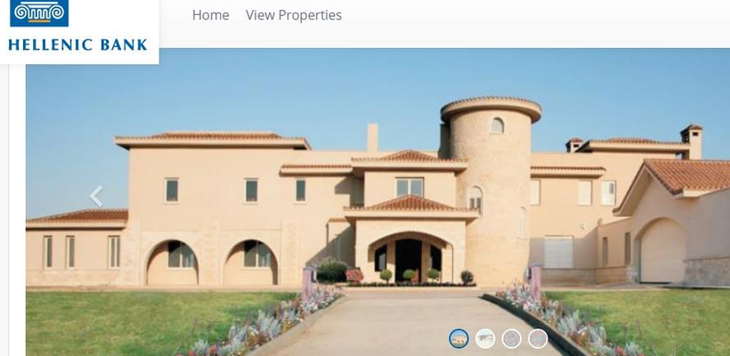 Ελληνική Τράπεζα: Στο σφυρί παλάτι στην Λακατάμια