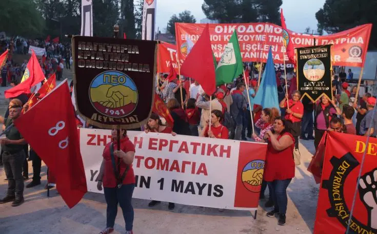 Η ΠΕΟ με τα τ/κ συνδικάτα μαζί στον εορτασμό της Πρωτομαγιάς