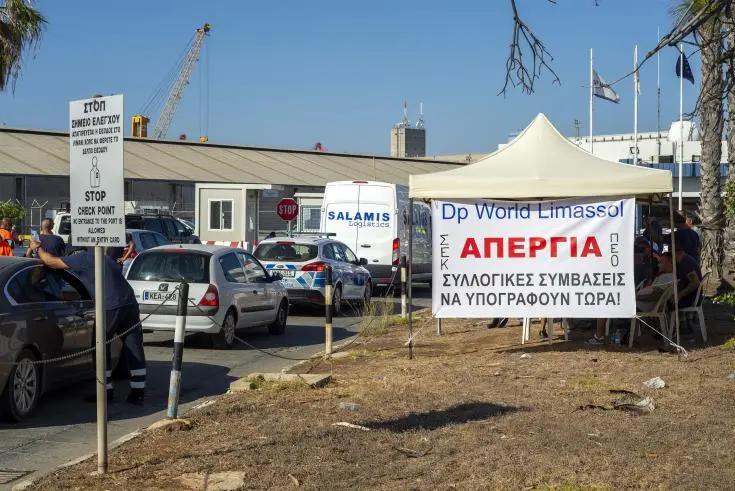 Τέλος η απεργία στο λιμάνι Λεμεσού -  Ικανοποιημένοι οι λιμενεργάτες