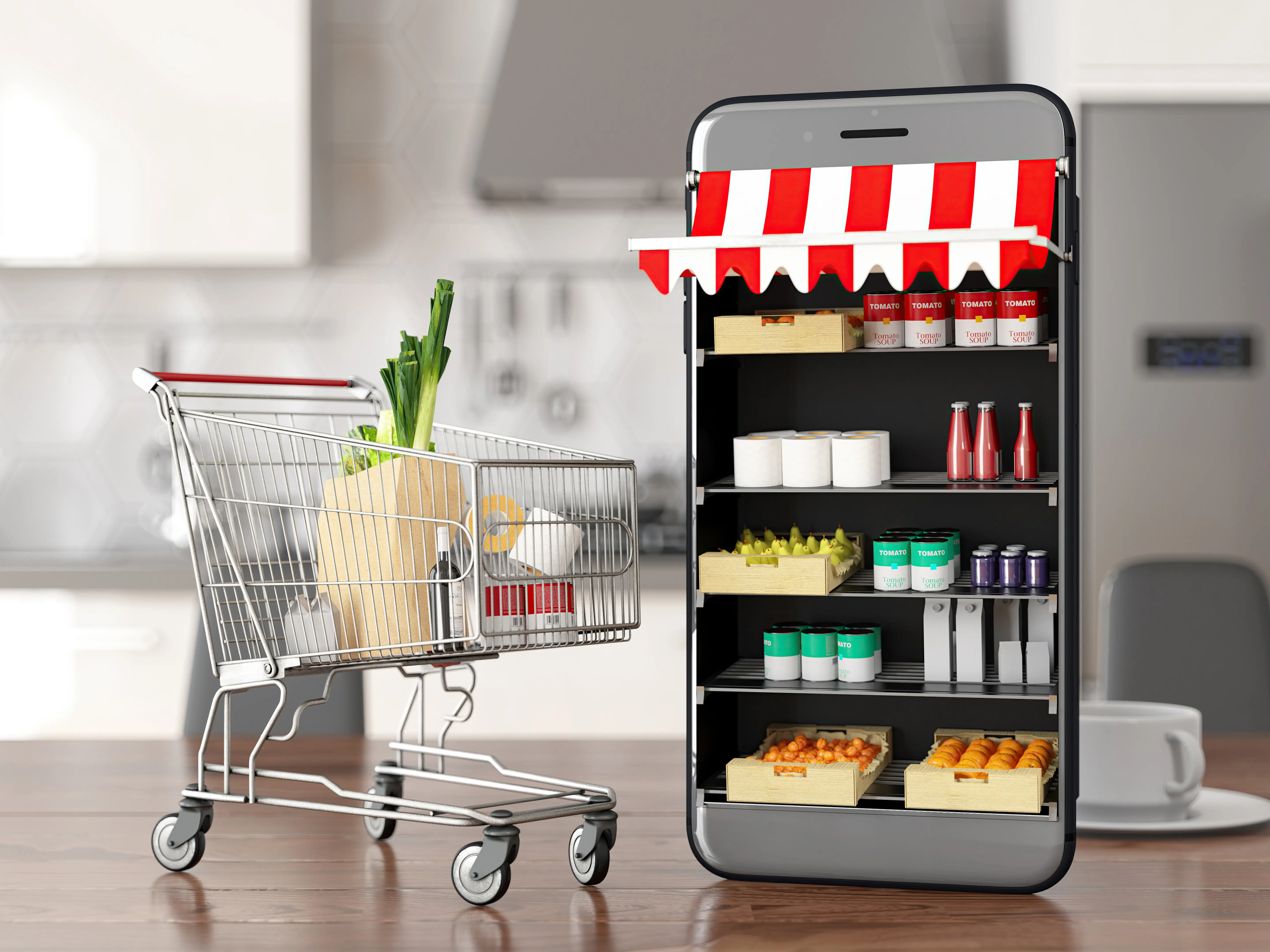 Στον αστερισμό του ηλεκτρονικού εμπορίου και τα σούπερ μάρκετ