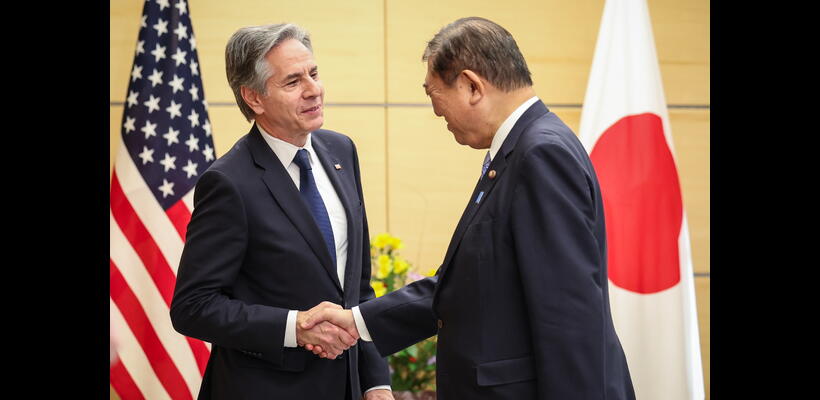 Αμερικανός ΥΠΕΞ: Στα καλύτερά της η συμμαχία των ΗΠΑ με την Ιαπωνία