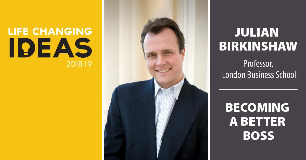 Συμβουλές για καλύτερους «ηγέτες» στο επόμενο Life Changing Ideas