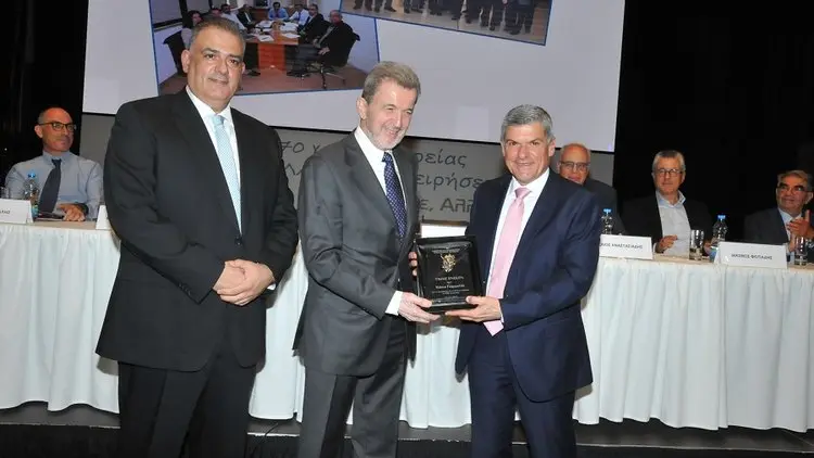 Επίτιμος Πρόεδρος του ΕΒΕ Λευκωσίας o Κώστας Γεωργαλλής