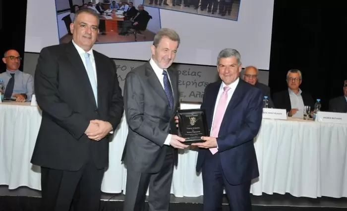 Επίτιμος Πρόεδρος του ΕΒΕ Λευκωσίας o Κώστας Γεωργαλλής