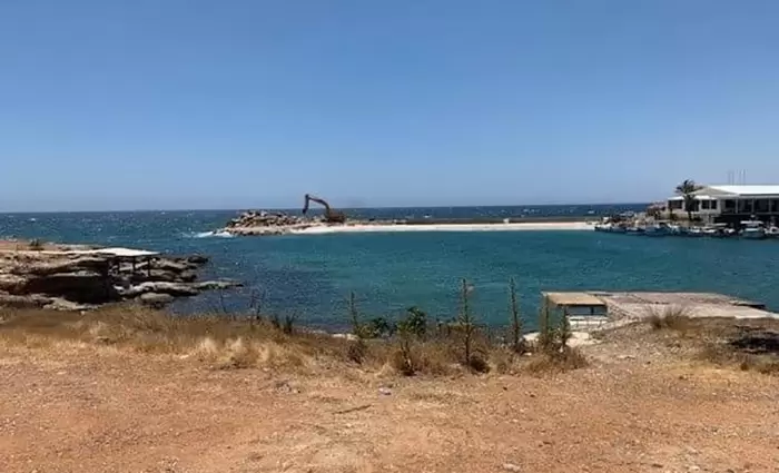 Με γοργούς ρυθμούς προχωρούν τα έργα στο αλιευτικό καταφύγιο Ορμήδειας