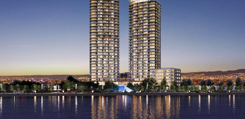 Η κατασκευή βρίσκεται σε πλήρη εξέλιξη στο Limassol Blu Marine μέρα και νύχτα