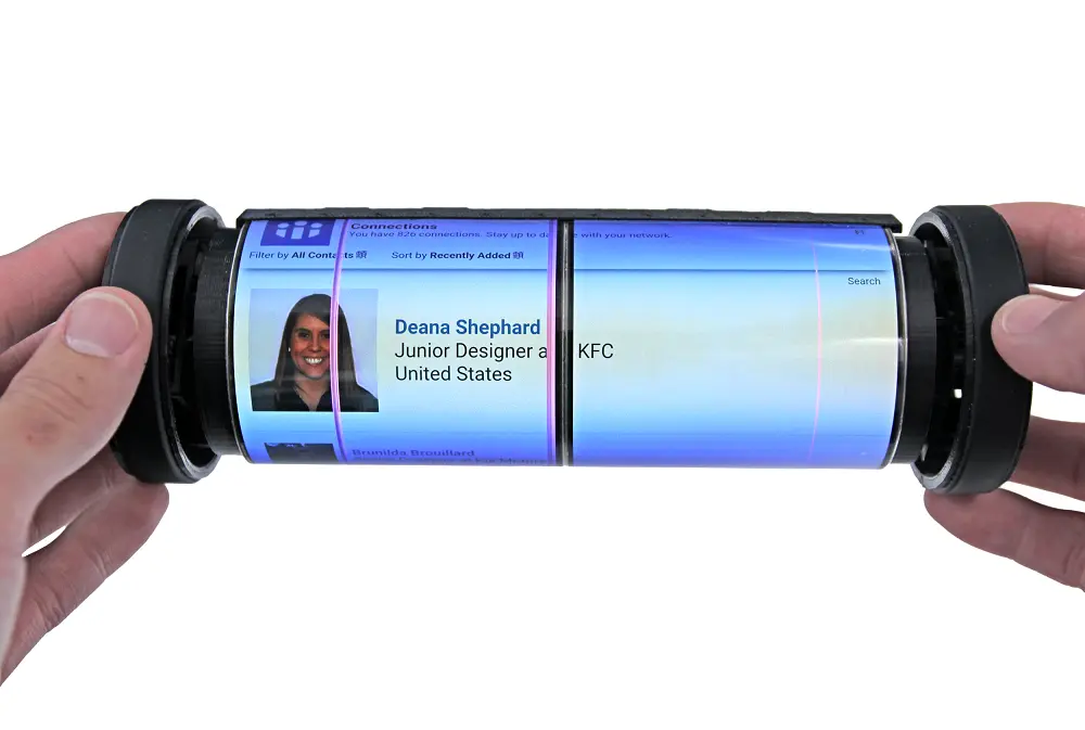 Το πρώτο τάμπλετ-ρολό που τυλίγεται και ξετυλίγεται