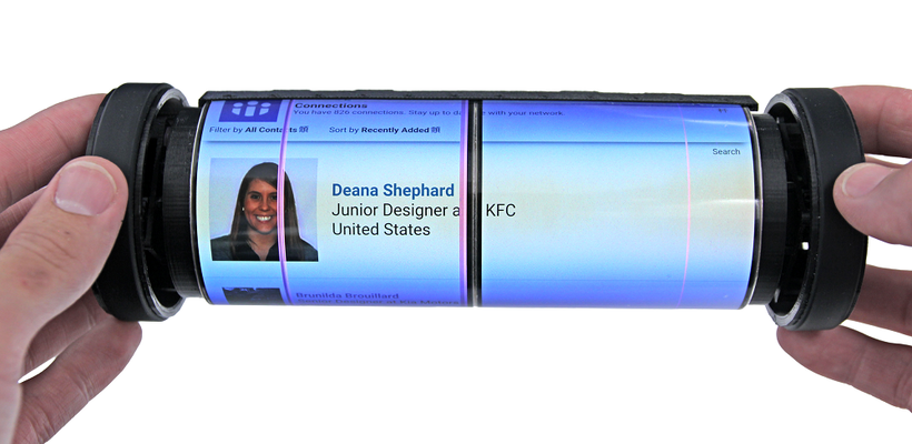 Το πρώτο τάμπλετ-ρολό που τυλίγεται και ξετυλίγεται