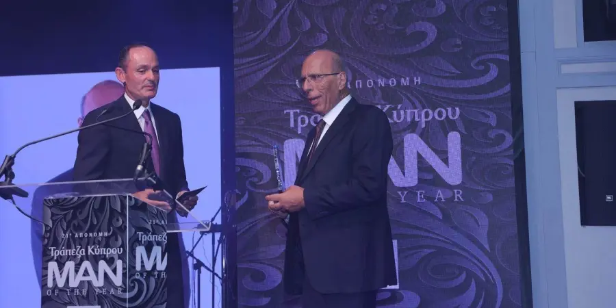 Ο Οραματικός ηγέτης της Pafilia στα Bank of Cyprus Man of the year Awards
