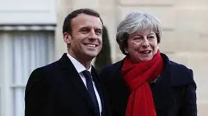 Συνάντηση Μέι-Μακρόν στις Βρυξέλλες