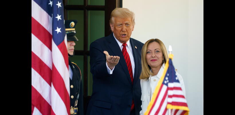 Η Μελόνι στα βήματα του Τραμπ: Στόχος μου το «Make West Great Again»