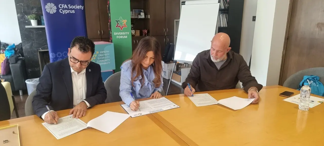 Μνημόνιο CFA Cyprus - Diversity Charter Cyprus  για την προώθηση της διαφορετικότητας