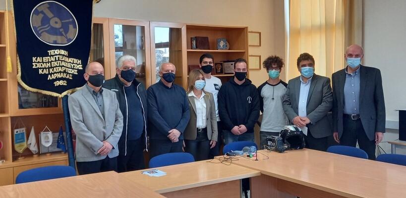 Το βραβείο «ΟΠΑΠ Νεόφυτος Χανδριώτης» στην Τεχνική Σχολή Λάρνακας