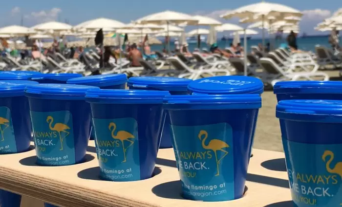 Οικολογικά σταχτοδοχεία στις παραλίες της Λάρνακας