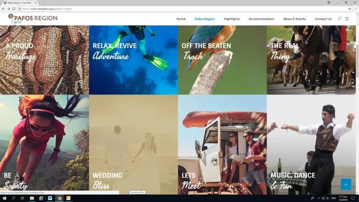 ΕΤΑΠ: Αναβαθμισμένη ηλεκτρονική παρουσίαση της τουριστικής Πάφου με νέα ιστοσελίδα