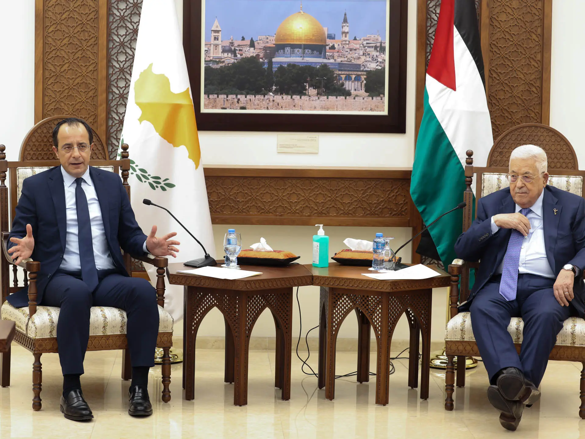 Ενισχύεται η οικονομική συνεργασία Κύπρου-Παλαιστίνης