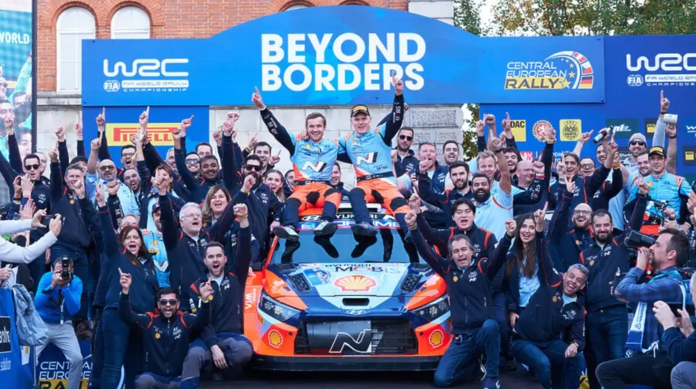 Η Hyundai θριάμβευσε στο Central European Rally!