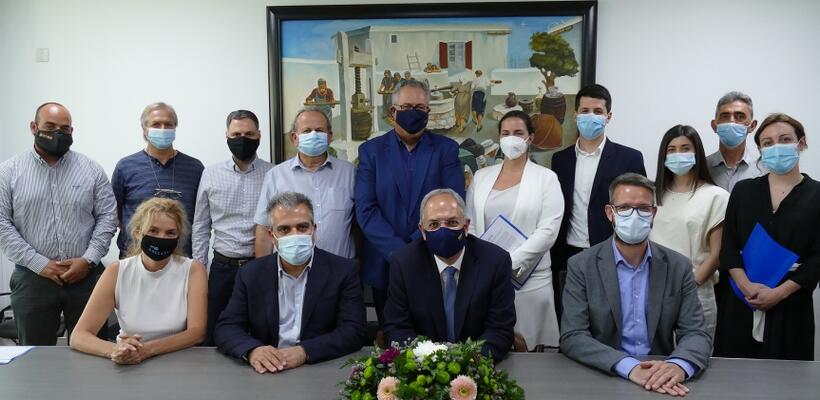 Συνάντηση του Υπ. Γεωργίας με αντιπροσωπεία του Πανευρωπαϊκού Συνδέσμου Λατομείων