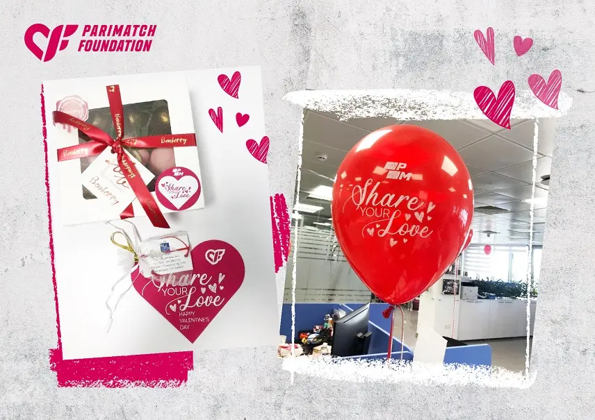 Valentine's Day από έναν εργοδότη προτίμησης, την Parimatch