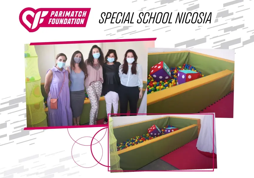 Δωρεά στο Ειδικό Σχολείο Λευκωσίας από το Parimatch Foundation