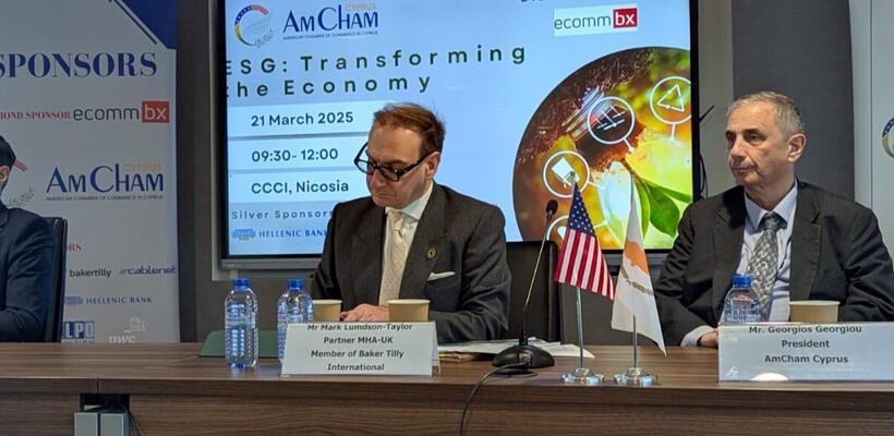 Η Baker Tilly αναδεικνύει βέλτιστες πρακτικές βιωσιμότητας στο σεμινάριο του AMCHAM Cyprus για το ESG