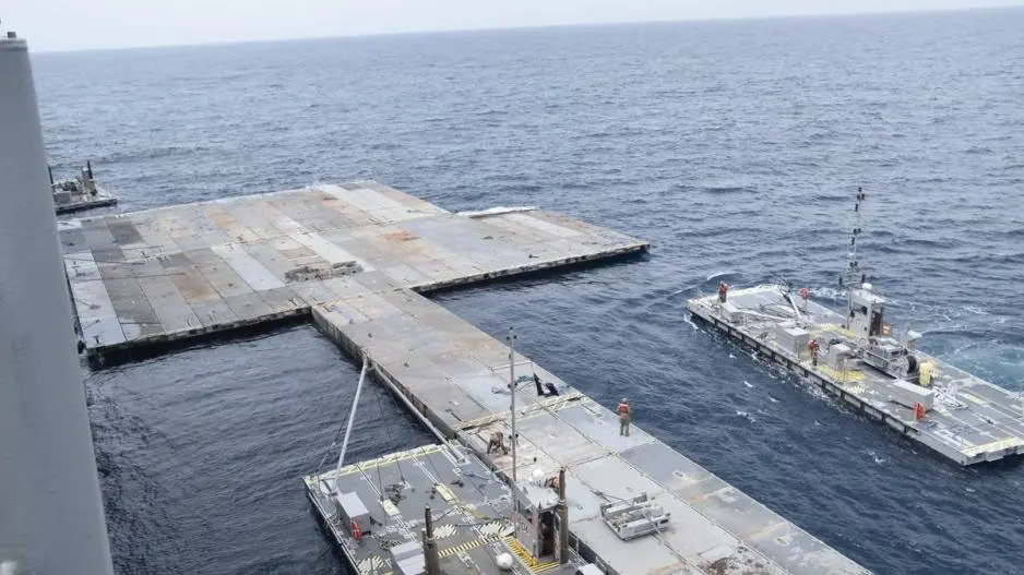 Oλοκληρώθηκε η κατασκευή της αμερικανικής προβλήτας στη Γάζα