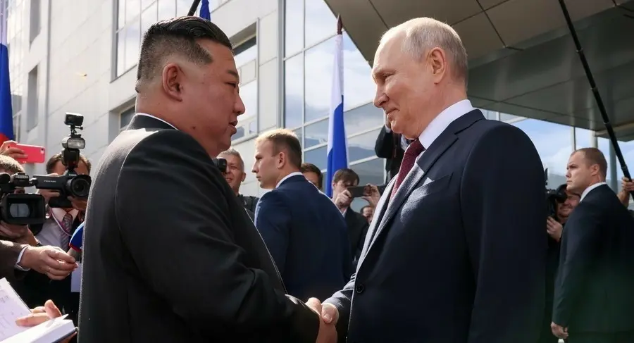 Β. Κορέα - Ρωσία: Πούτιν και Κιμ Γιονγκ Ουν υπόσχονται να ενισχύσουν τη συνεργασία τους
