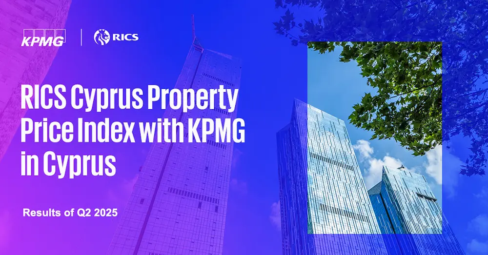 Αποτελέσματα Δείκτη Αξιών Ακινήτων  “RICS Cyprus Property Price Index with KPMG in Cyprus”  για το 2o τρίμηνο του 2025