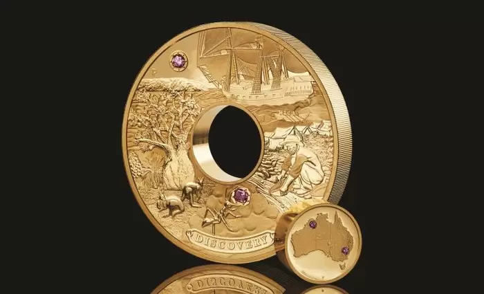 Νομισματοκοπείο του Περθ: Κόβει χρυσό νόμισμα με ροζ διαμάντια