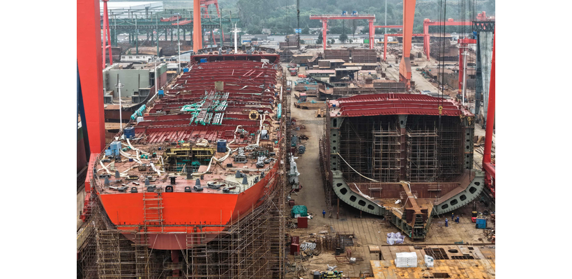 Κινεζικά ναυπηγεία μονοπώλησαν τις παγκόσμιες παραγγελίες νέων πλοίων μέσα σε μία εβδομάδα