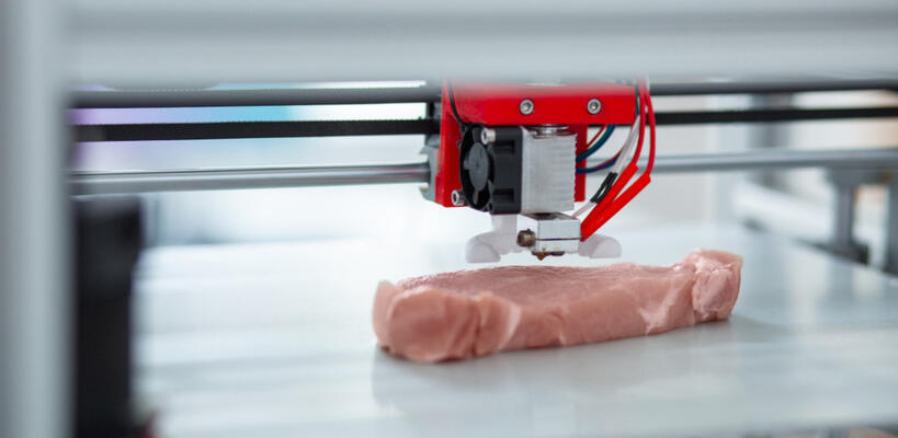 Σκεφτήκατε ποτέ μια «τυπωμένη» μπριζόλα από 3D εκτυπωτή; Και όμως γίνεται