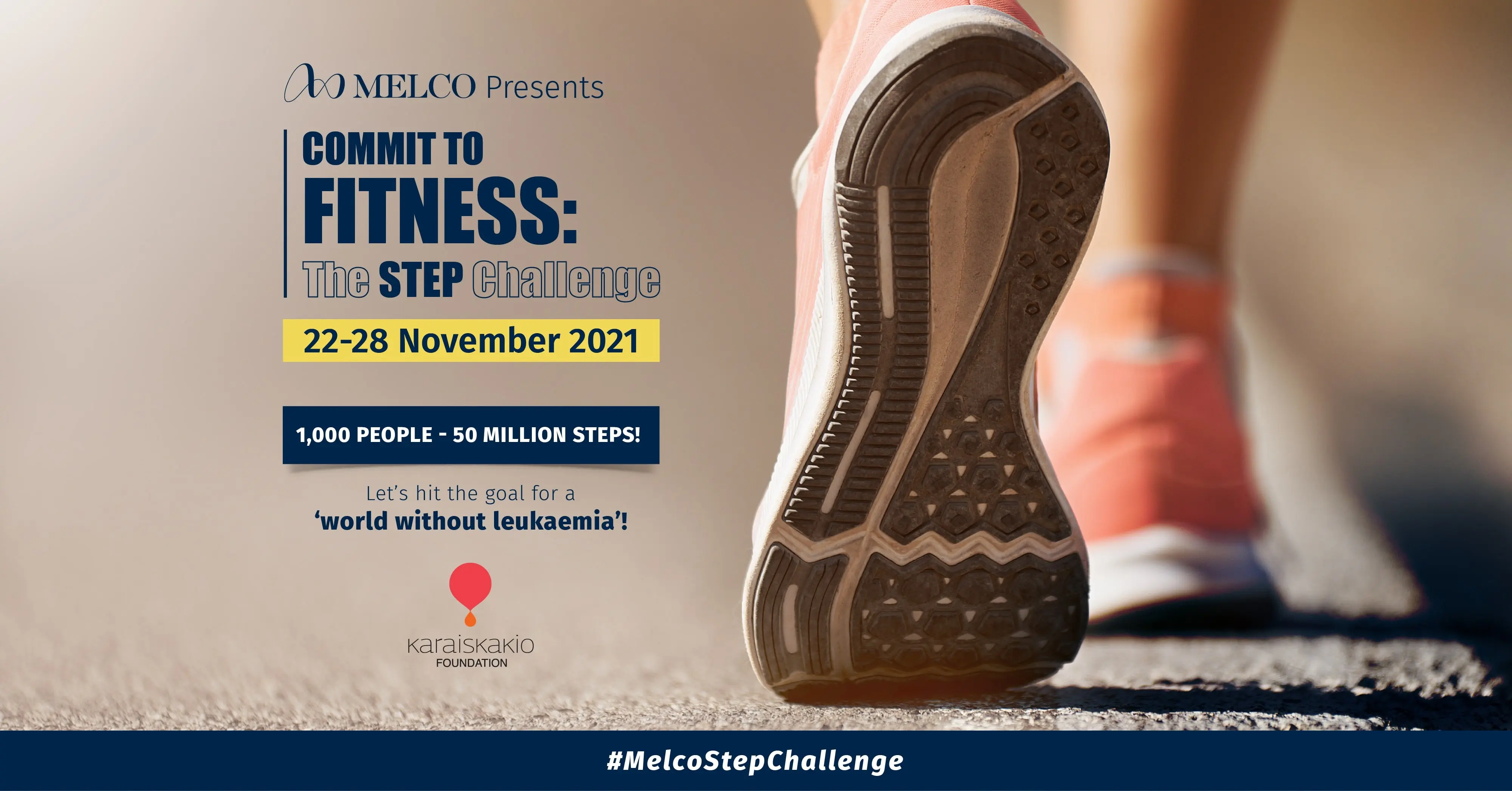 Melco Cyprus: «Commit to Fitness: The Step Challenge» για ενίσχυση του Καραϊσκάκειου Ιδρύματος