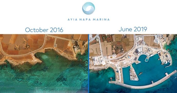 Σταθερά προχωρούν οι εργασίας στην Μαρίνα Αγίας Νάπας