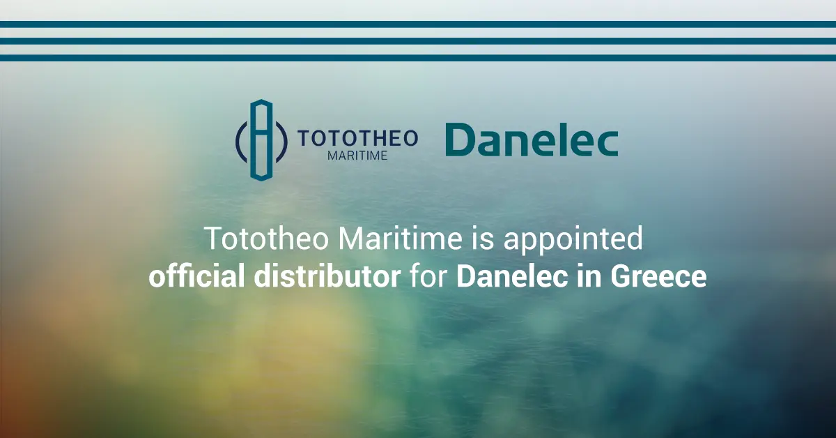 H Tototheo Maritime διορίζεται ως επίσημος εκπρόσωπος της Danelec στην Ελλάδα