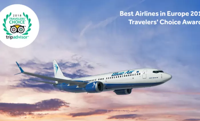 TripAdvisor: Μια από τις καλύτερες αερογραμμές στην Ευρώπη η Blue Air