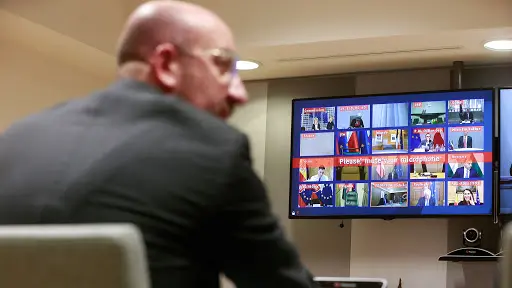 Οι τηλεδιασκέψεις δυσκολεύουν τον συντονισμό στην ΕΕ