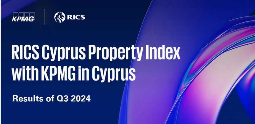 Αποτελέσματα Δείκτη Αξιών Ακινήτων  “RICS Cyprus Property Price Index with KPMG in Cyprus”  για το 3o τρίμηνο του 2024